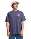 Flower Premium T-Shirt in Vintage Indigo