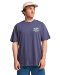 Flower Premium T-Shirt in Vintage Indigo