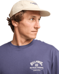 The Billabong Mens Flower Premium T-Shirt in Vintage Indigo
