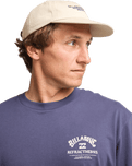 The Billabong Mens Flower Premium T-Shirt in Vintage Indigo
