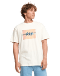 The Billabong Mens Subconscious Premium T-Shirt in Off White