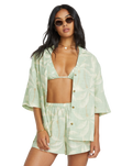 The Billabong Womens Beach Side Shirt in Pistachio