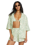 The Billabong Womens Beach Side Shirt in Pistachio