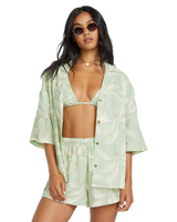 The Billabong Womens Beach Side Shirt in Pistachio