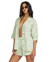 The Billabong Womens Beach Side Shirt in Pistachio