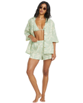 The Billabong Womens Beach Side Shirt in Pistachio