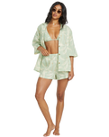 The Billabong Womens Beach Side Shirt in Pistachio
