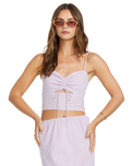 The Billabong Womens Lost Lovers Crop Top in Amethyst Smoke