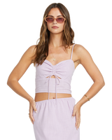 The Billabong Womens Lost Lovers Crop Top in Amethyst Smoke