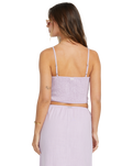 The Billabong Womens Lost Lovers Crop Top in Amethyst Smoke