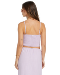 The Billabong Womens Lost Lovers Crop Top in Amethyst Smoke
