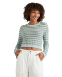 The Billabong Womens Clare Jumper in Misty Blue