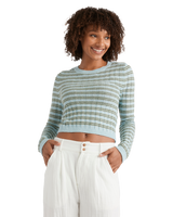 The Billabong Womens Clare Jumper in Misty Blue