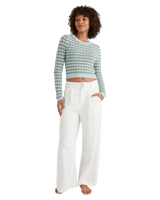The Billabong Womens Clare Jumper in Misty Blue