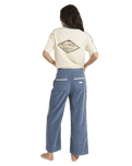Sea Tone Trousers in Stone Blue