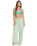 The Billabong Womens Sunny Daze Trousers in Island Green