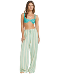 The Billabong Womens Sunny Daze Trousers in Island Green