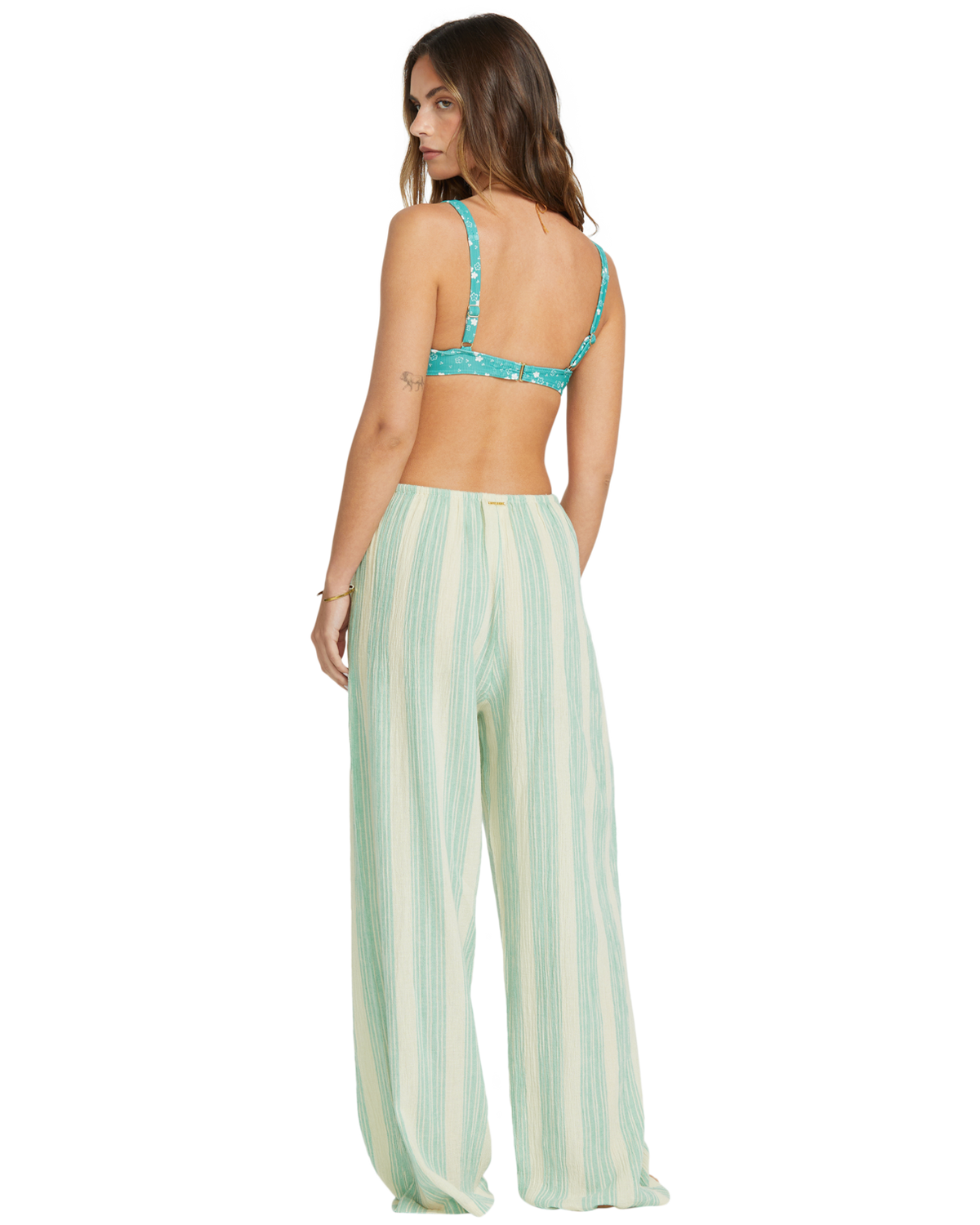 The Billabong Womens Sunny Daze Trousers in Island Green