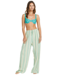 The Billabong Womens Sunny Daze Trousers in Island Green