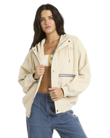 The Billabong Womens Since 73 Set The Tone Jacket in White Cap