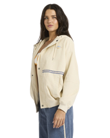 The Billabong Womens Since 73 Set The Tone Jacket in White Cap