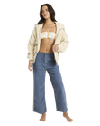 The Billabong Womens Since 73 Set The Tone Jacket in White Cap