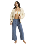 The Billabong Womens Since 73 Set The Tone Jacket in White Cap