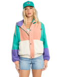 The Billabong Womens Set The Tone Jacket in Aqua Haze