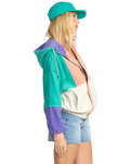 The Billabong Womens Set The Tone Jacket in Aqua Haze