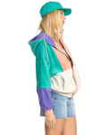 The Billabong Womens Set The Tone Jacket in Aqua Haze