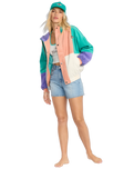 The Billabong Womens Set The Tone Jacket in Aqua Haze