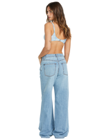 The Billabong Womens Washed By The Sun Jeans in Cali Blue