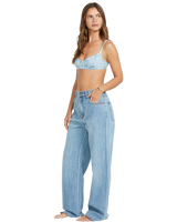 The Billabong Womens Washed By The Sun Jeans in Cali Blue