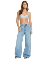 The Billabong Womens Washed By The Sun Jeans in Cali Blue