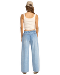 The Billabong Womens Zonte Elastic Waist Jeans in Shaded Wash