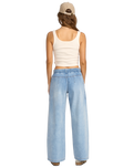 The Billabong Womens Zonte Elastic Waist Jeans in Shaded Wash