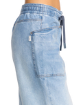 The Billabong Womens Zonte Elastic Waist Jeans in Shaded Wash