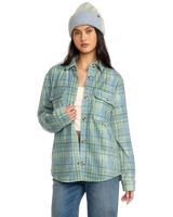 The Billabong Womens Forge Fleece Shacket in Multi