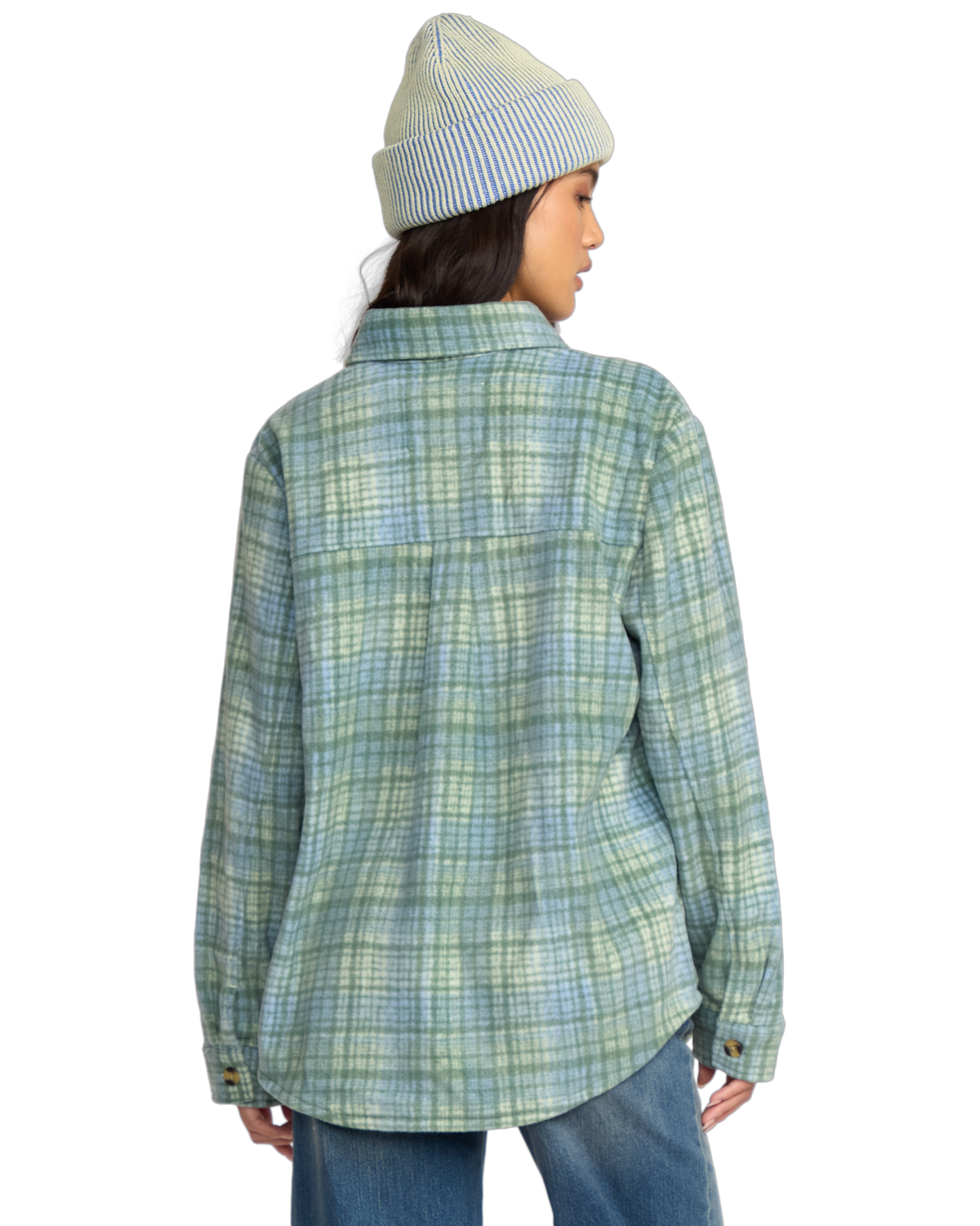 The Billabong Womens Forge Fleece Shacket in Multi