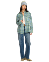 The Billabong Womens Forge Fleece Shacket in Multi