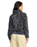The Billabong Womens Adventure Division Switchback Fleece Jacket in Black Sands