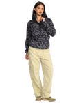 The Billabong Womens Adventure Division Switchback Fleece Jacket in Black Sands