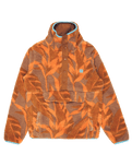 The Billabong Womens Adventure Division Switchback Fleece Jacket in Faded Orange