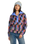 The Billabong Womens Adventure Division Switchback Pullover Fleece Jacket in Multi