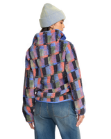 The Billabong Womens Adventure Division Switchback Pullover Fleece Jacket in Multi