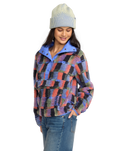 The Billabong Womens Adventure Division Switchback Pullover Fleece Jacket in Multi