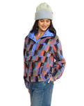 The Billabong Womens Adventure Division Switchback Pullover Fleece Jacket in Multi