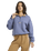 Wave Break 1/2 Zip Sweatshirt in Stone Blue