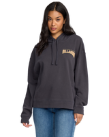 The Billabong Womens Keep It Up Hoodie in Black Sands