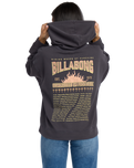The Billabong Womens Keep It Up Hoodie in Black Sands